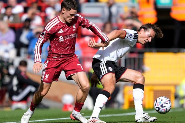 Gegen den FC Fulham erlebte Nationalspieler Florian Wirtz mit dem FC Liverpool erneut eine Enttäuschung.