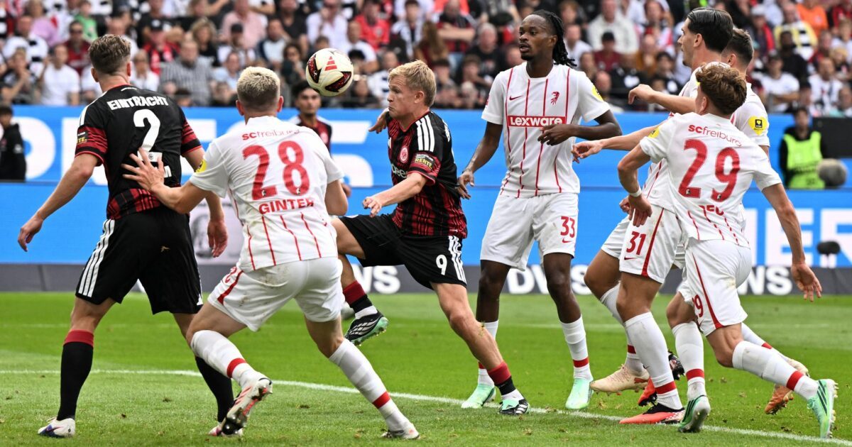 Der SC Freiburg musste bei Eintracht Frankfurt hart kämpfen.