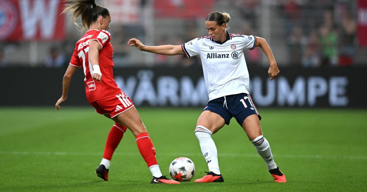 Bundesliga ohne DFB: So sieht die Zukunft für Klara Bühl (r) und Co. nun auch offiziell aus. (Archivbild)