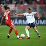 Bundesliga ohne DFB: So sieht die Zukunft für Klara Bühl (r) und Co. nun auch offiziell aus. (Archivbild)