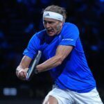 Alexander Zverev beim Laver Cup in Aktion.