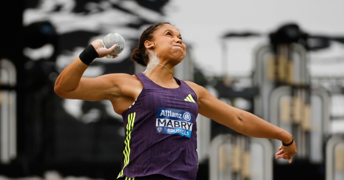 Kugelstoß-Olympiasiegerin Yemisi Mabry musste sich in Brüssel mit dem vierten Platz begnügen.