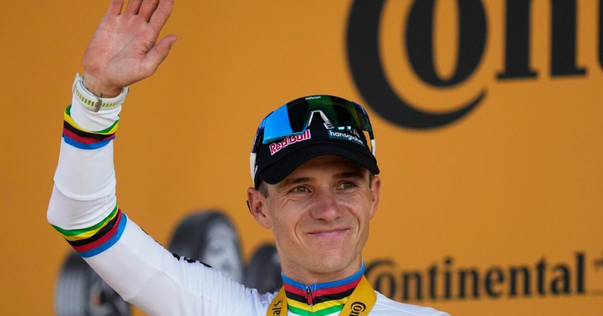 Remco Evenepoel ist im Zeitfahren nicht zu schlagen. (Archivbild)