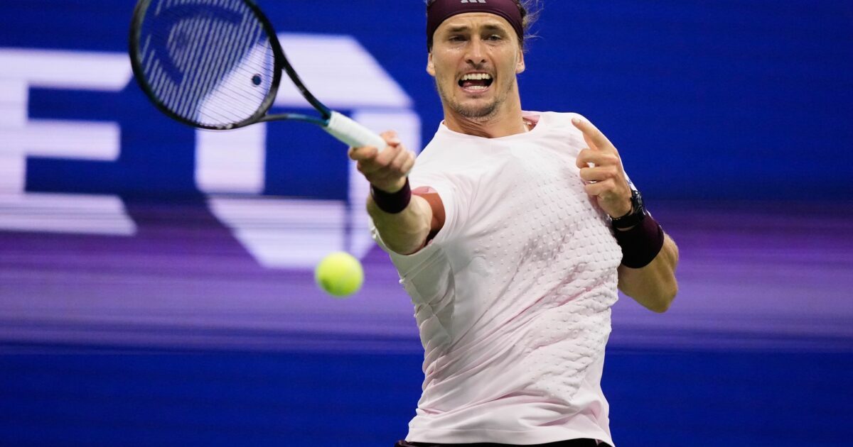 Alexander Zverev kam bei den US Open bisher erst spät ins Bett.