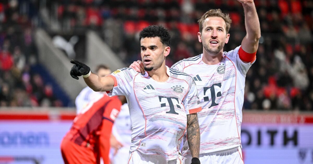 Zeigten eine famose vorige Saison im Bayern-Angriff: Luiz Diaz (links) und Torjäger Harry Kane. (Archivbild)