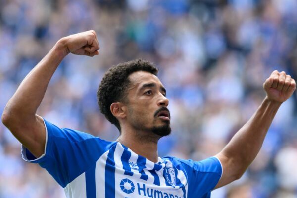 Emmanuel Iyoha traf doppelt gegen Kaiserslautern.