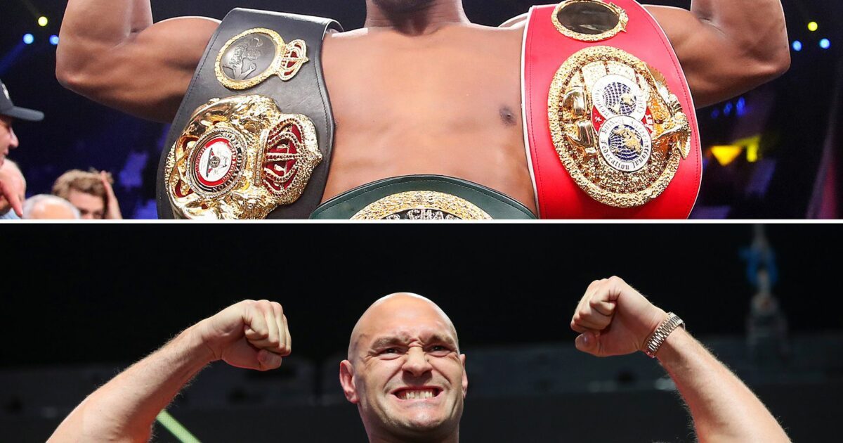 Anthony Joshua und Tyson Fury sollen am 11. Dezember in Cardiff gegeneinander antreten. (Archivfoto)
