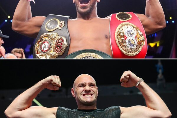 Anthony Joshua und Tyson Fury sollen am 11. Dezember in Cardiff gegeneinander antreten. (Archivfoto)