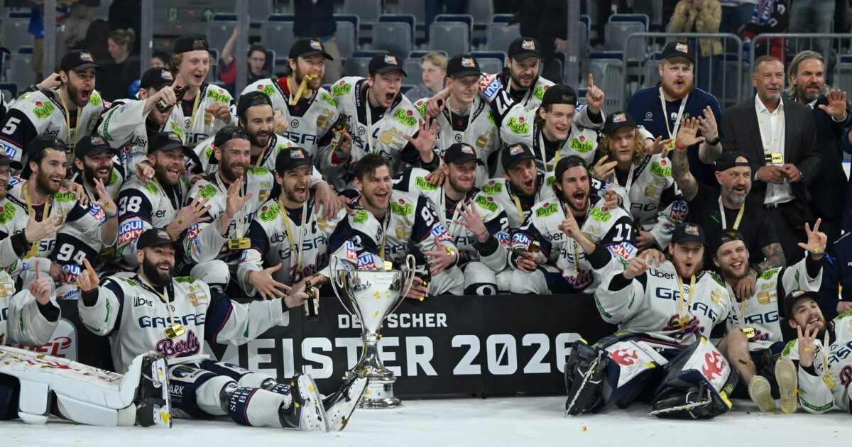 Meister Eisbären Berlin kann mit einem erneuten Triumph DEL-Geschichte schreiben. (Archvibild)