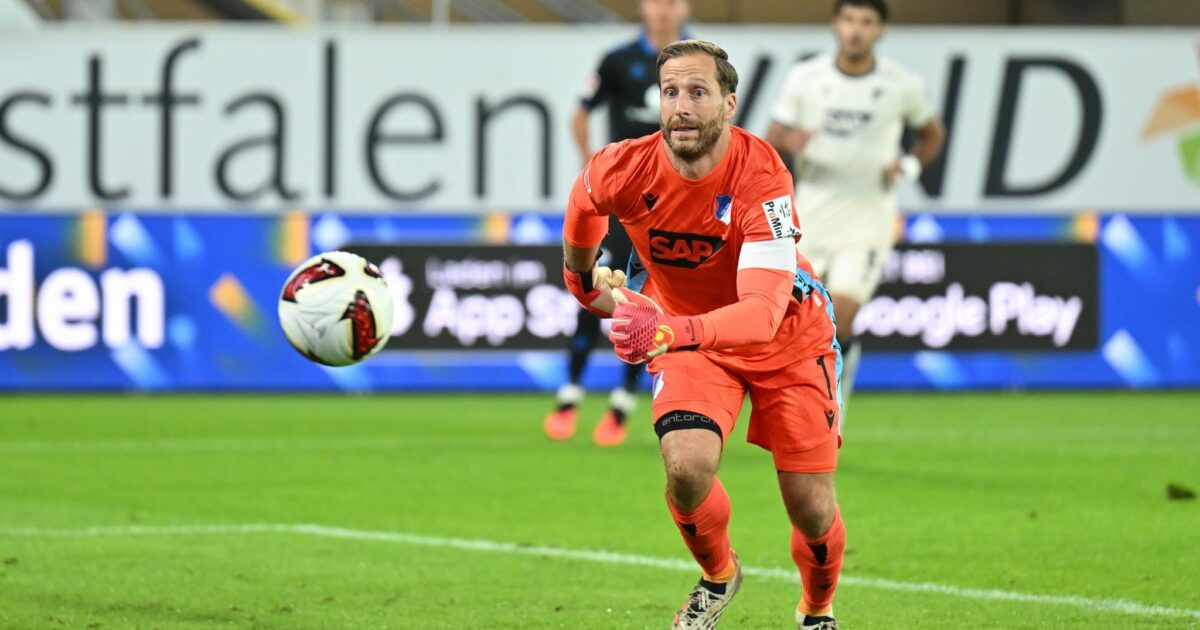 Oliver Baumann verlor am Sonntag mit Hoffenheim in Paderborn.