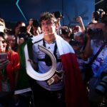Im Jubeln kennt sich Antonelli mittlerweile schon gut aus - es war sein achter Saisonsieg.
