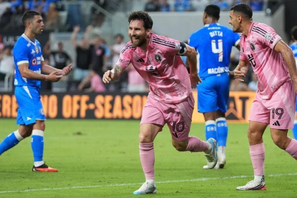Lionel Messi hat zum 100. Mal für Inter Miami getroffen.