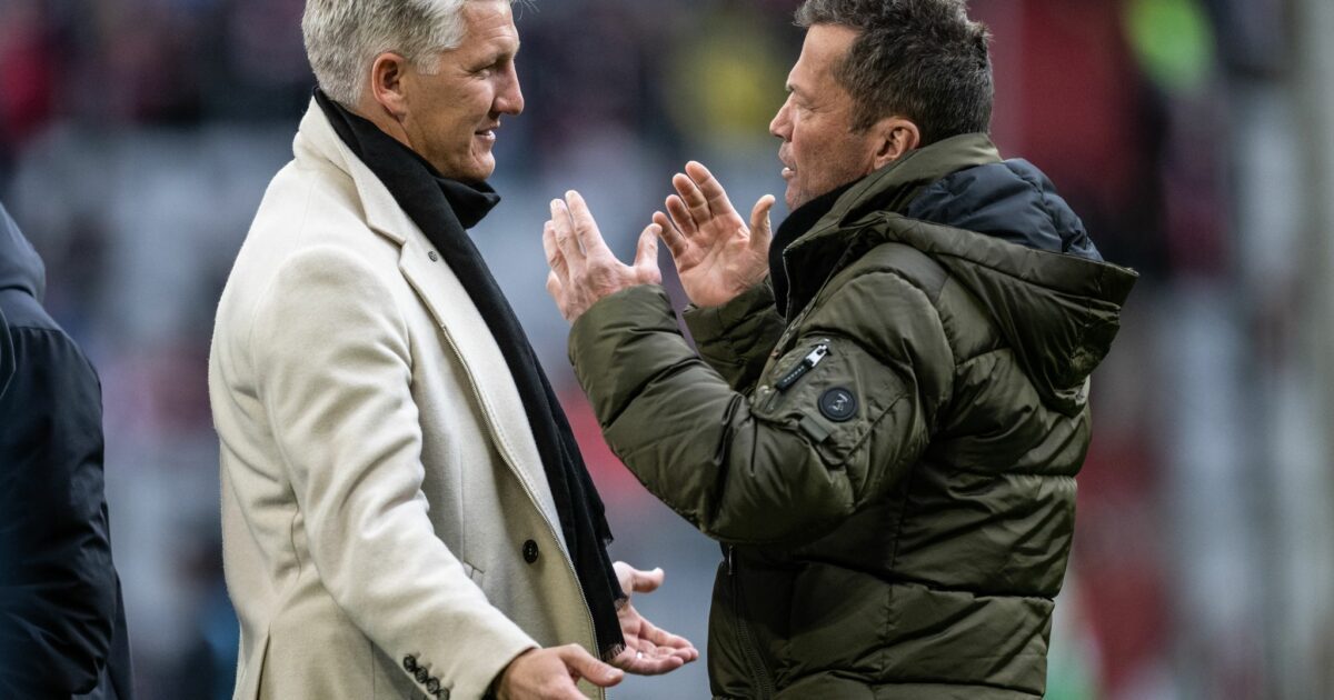 Sind sich nicht einig: Bastian Schweinsteiger (l) und Lothar Matthäus. (Archivbild)