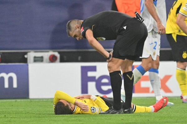 Konstantinos Karetsas musste beim Champions-League-Auftakt verletzt ausgewechselt werden.