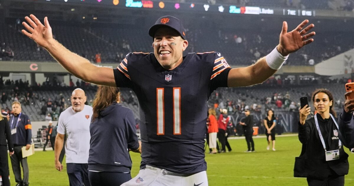 Keenum hatte nach dem Heimsieg gegen Philadelphia allen Grund zum Jubeln.