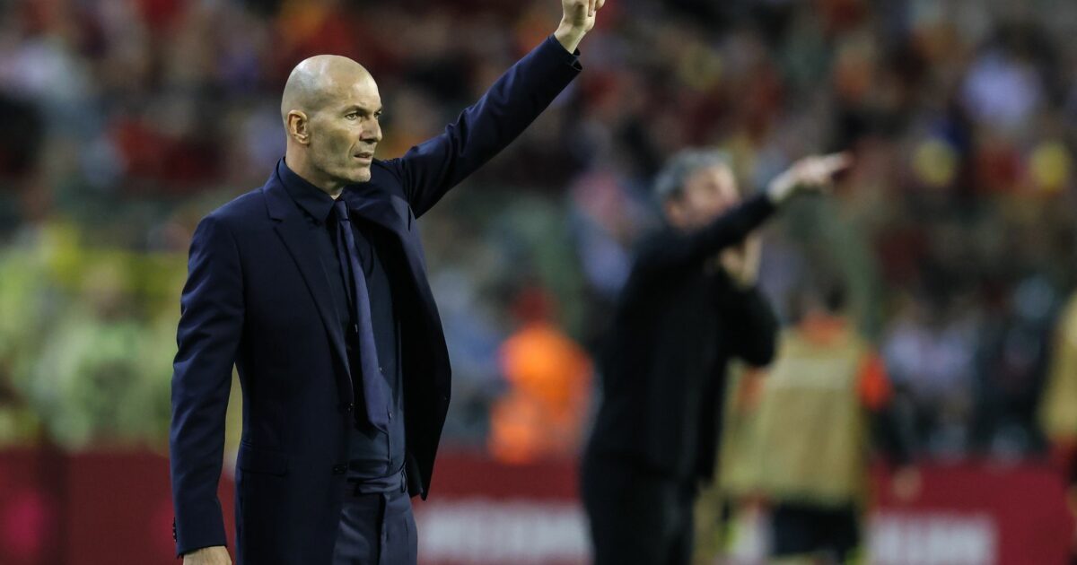 Durfte am Ende frenetisch jubeln: Zinédine Zidane.