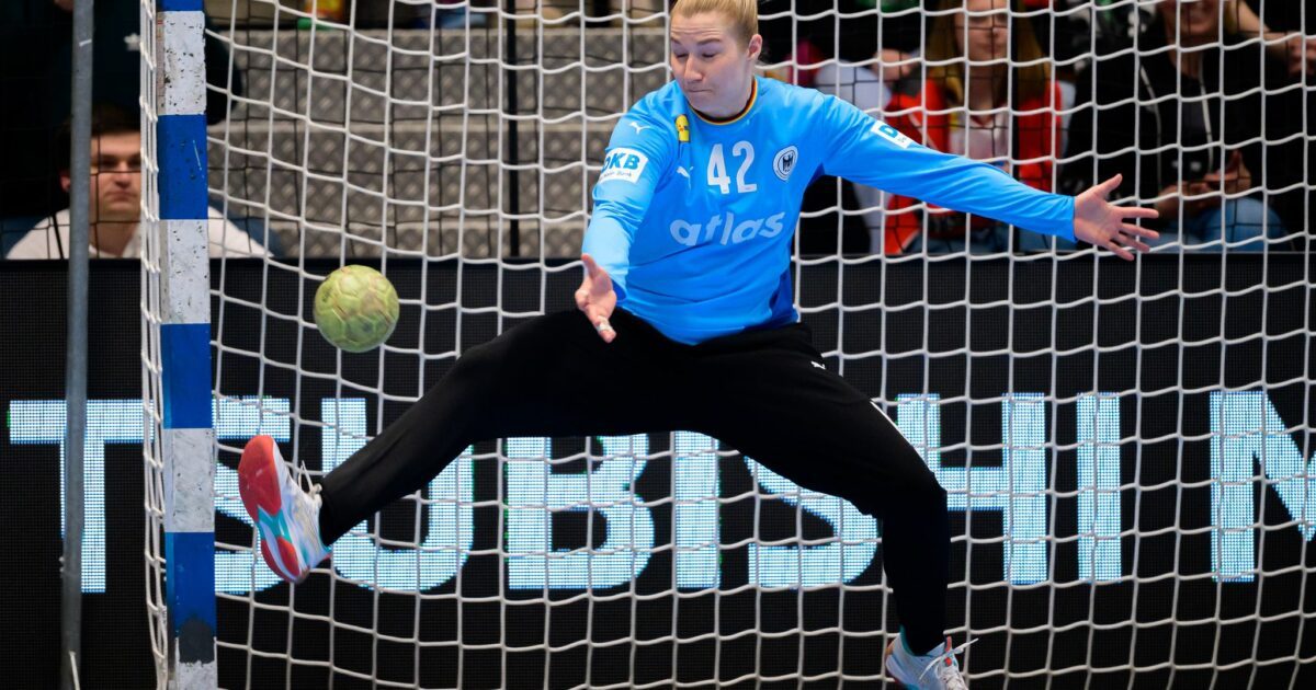 Torfrau Katharina Filter war ein starker Rückhalt der DHB-Auswahl. (Archivbild)