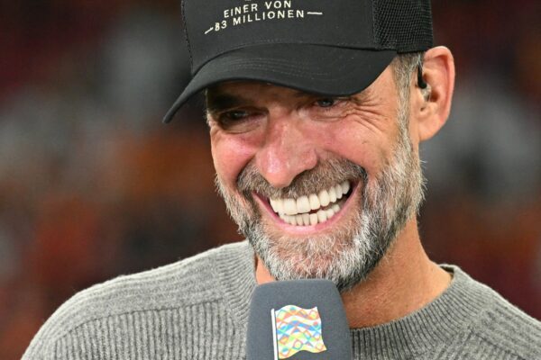 Da musste auch Jürgen Klopp lachen.