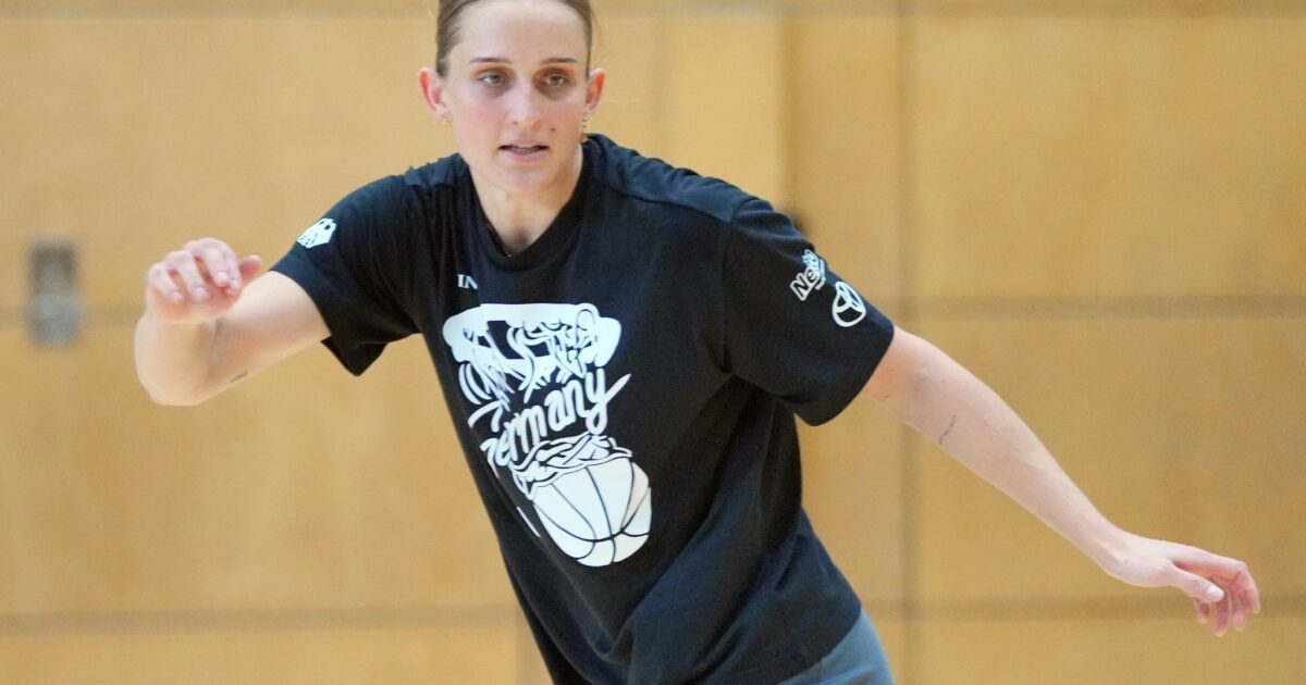 Leonie Fiebich ist der Star bei Deutschlands Basketballerinnen.