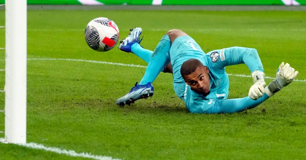 Irlands Torwart Gavin Bazunu boykottiert die Nations-League-Spiele gegen Israel. (Archivbild)