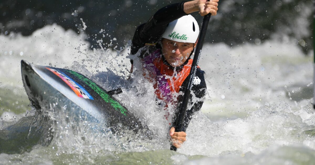 Emily Apel holte bei der Kanuslalom-EM Bronze im Kajak. (Archivbild)