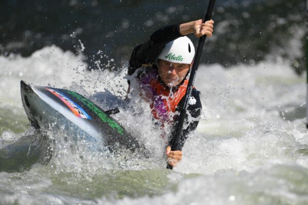 Emily Apel holte bei der Kanuslalom-EM Bronze im Kajak. (Archivbild)