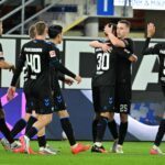 Torjubel beim SC Paderborn: Der Aufsteiger erzielte gegen Hoffenheim seine ersten Treffer.