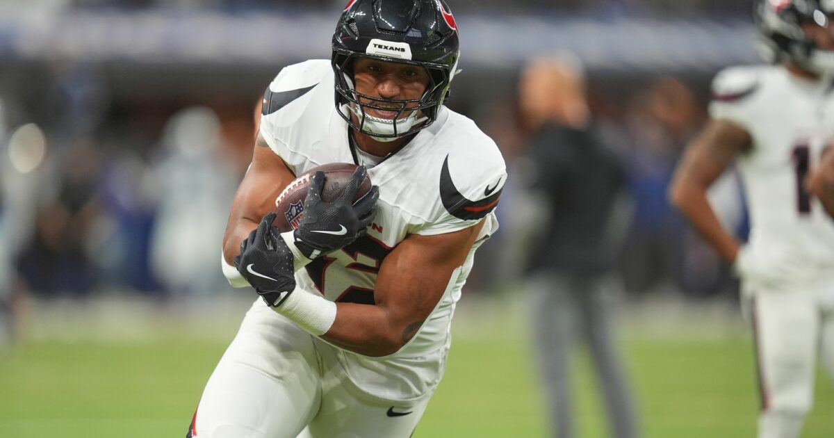 Die bislang letzte NFL-Station für Jakob Johnson waren die Houston Texans. (Archivbild)