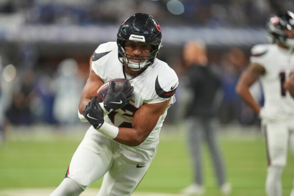 Die bislang letzte NFL-Station für Jakob Johnson waren die Houston Texans. (Archivbild)