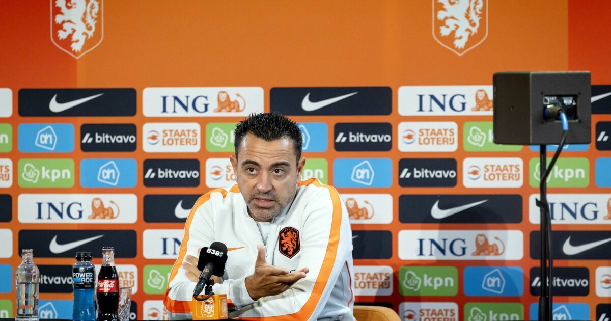Der neue Bondscoach Xavi Hernández feiert gegen Deutschland sein Debüt.