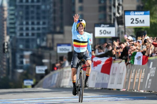 Remco Evenepoel ist im Zeitfahren nicht zu schlagen.