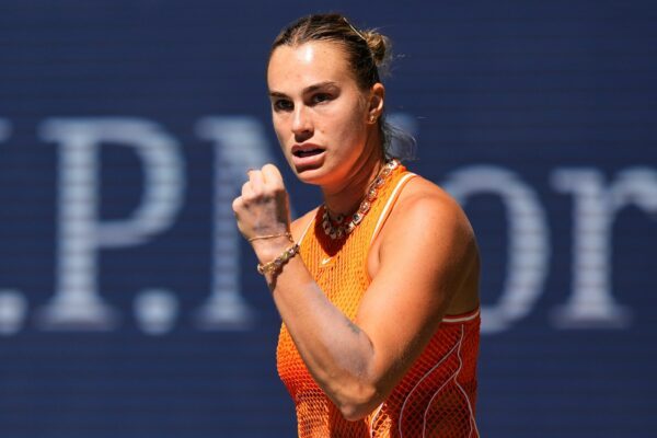 Aryna Sabalenka gewann mit aggressivem Spiel.