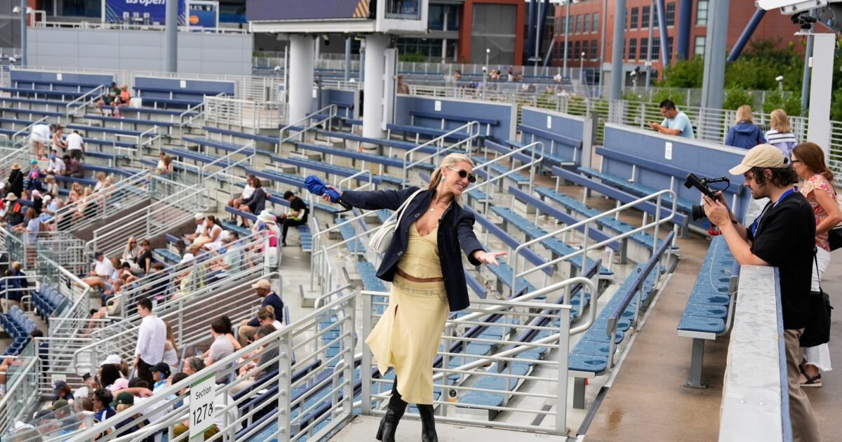 Selbstinszenierung gehört bei den US Open dazu.