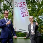 Hendrik Wüst und Manuela Schwesig bei einem Termin.