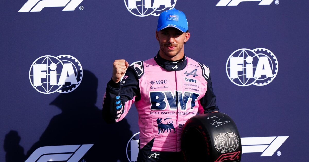 Pierre Gasly fuhr sensationell auf Platz eins.