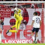Starke Paraden: Neuer-Vertreter Jonas Urbig hielt den Bayern-Sieg fest.