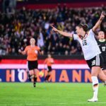 Jubelt nach ihrem zweiten Tor: Melissa Kössler.