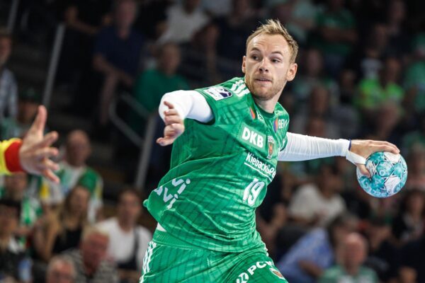 Welthandballer Mathias Gidsel war einmal mehr bester Füchse-Schütze. (Archivbild)
