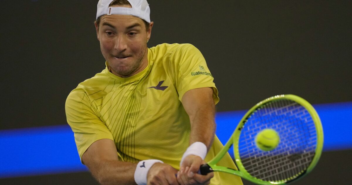 Jan-Lennard Struff spielte in Brüssel stark auf. (Archivbild)