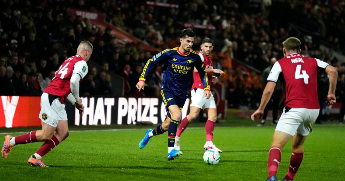 Kai Havertz und der FC Arsenal blamieren sich im Ligapokal.