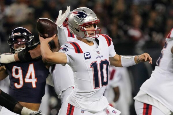 Quarterback Draye Maye konnte die Niederlage der Patriots nicht verhindern.