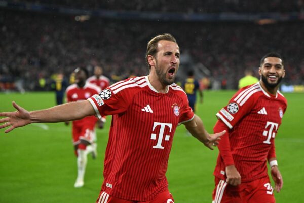 Ein bekanntes Bild - Harry Kane jubelt über ein Tor.