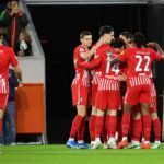 Freiburg bejubelt die 1:0-Führung.