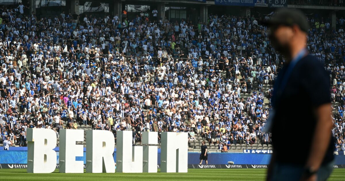 Hertha BSC verbietet kommerzielle Stadion-Vlogs. (Archivbild)