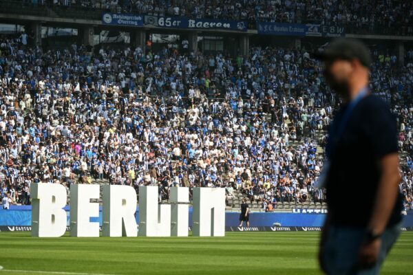 Hertha BSC verbietet kommerzielle Stadion-Vlogs. (Archivbild)
