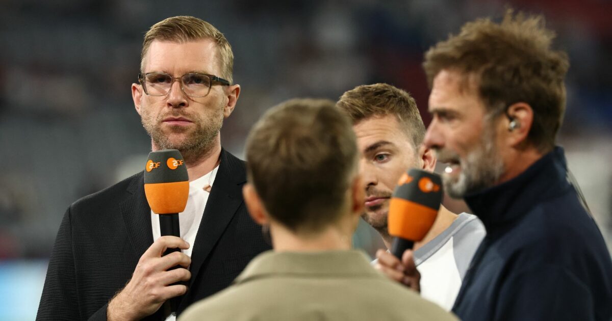 Per Mertesacker (l) war zum letzten Mal als TV-Experte im Einsatz.