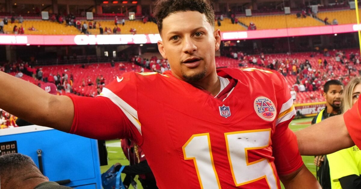 Mahomes trauert um einen früheren Mitspieler. (Archivbild)