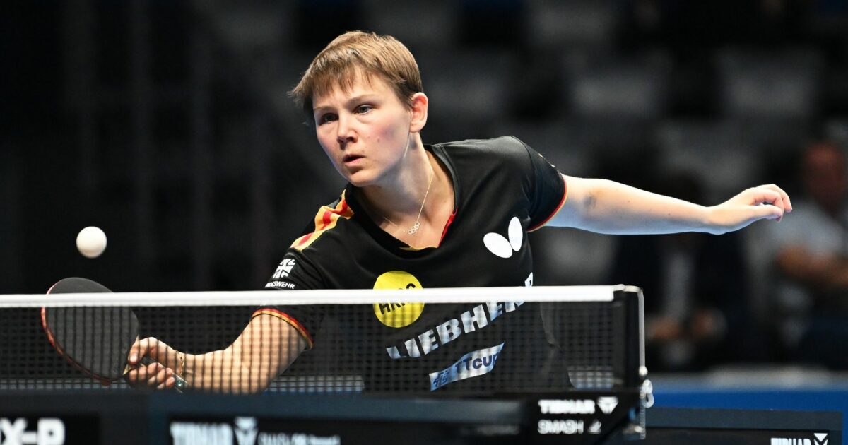 EM-Finale im Doppel verpasst: Die deutsche Tischtennis-Spielerin Nina Mittelham (Archivbild).