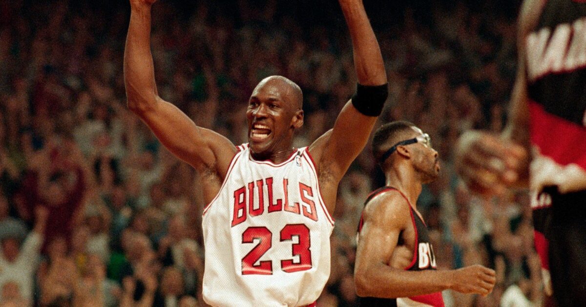 Die legendäre 23: Michael Jordan. (Archivbild)