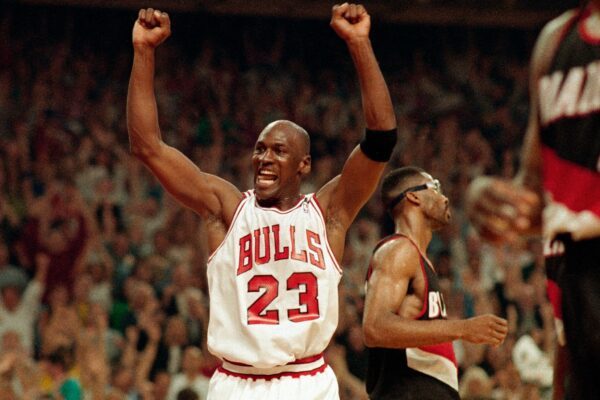 Die legendäre 23: Michael Jordan. (Archivbild)